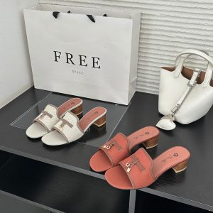 Summer New High Heel Old Money Style Women's Slippers