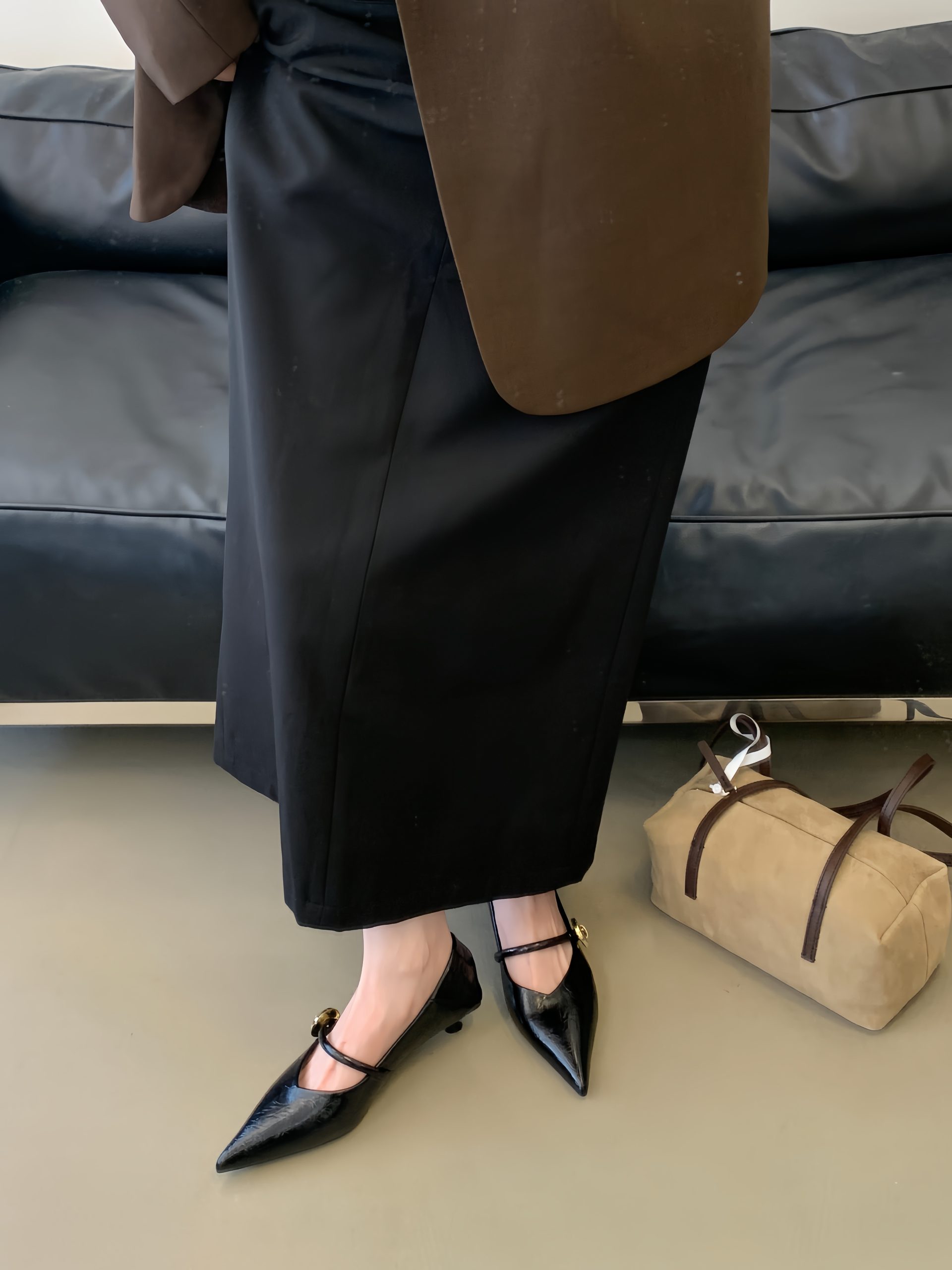 2026-new-autumn-pointed-toe-kitten-heel-buckle-commuter-fashion-comfortable-high-heel-feeling-flat-shoes