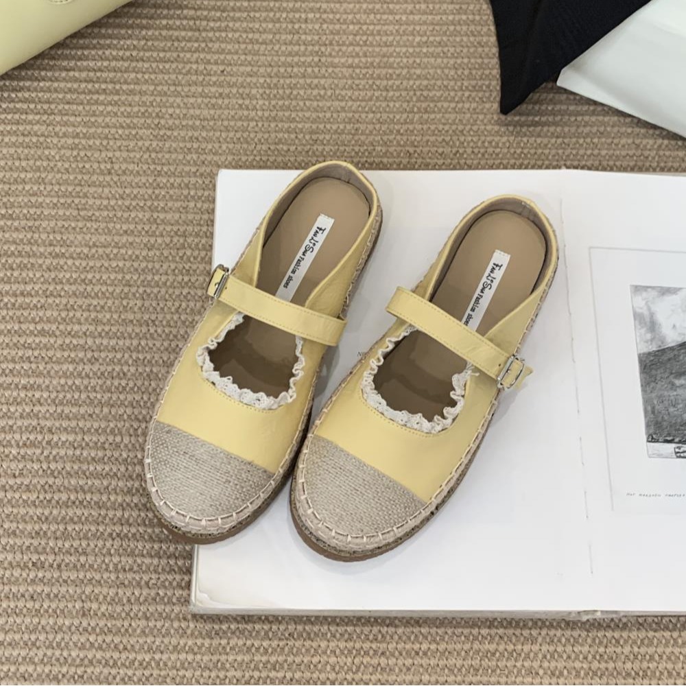 Chanel Style Thick Sole Open Toe Slippers for Women 2025 Summer New Woven Fisherman Shoes Breathable - Image 5
