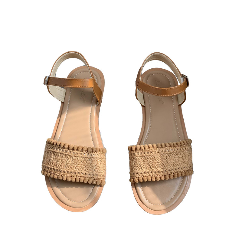 Fairy Style Flat Sandals for Women Summer 2026 New Open Toe Backless French Soft Sole Sandals - Image 5